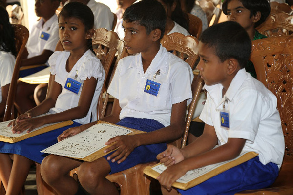 A great number of children study at the childcare resource center in Ambalantota which is maintained by the Malalasekera Foundation. This was established in 2014 under the full intervention and supervision